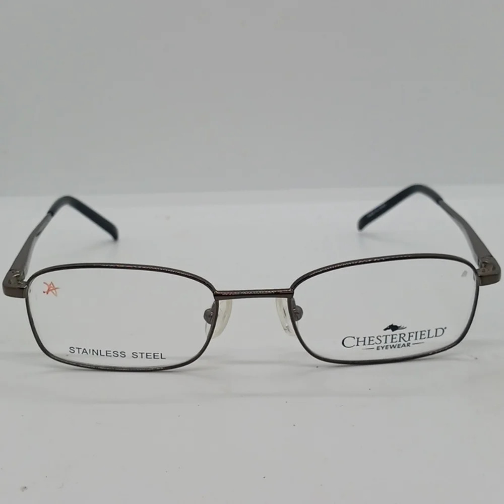 NWT UNISEX CHESTERFIELD EYEGLASS FRAMES 452 SILVER